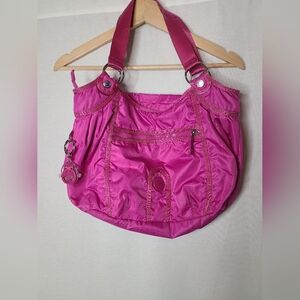 Kipling fuchsia pink shoulder purse